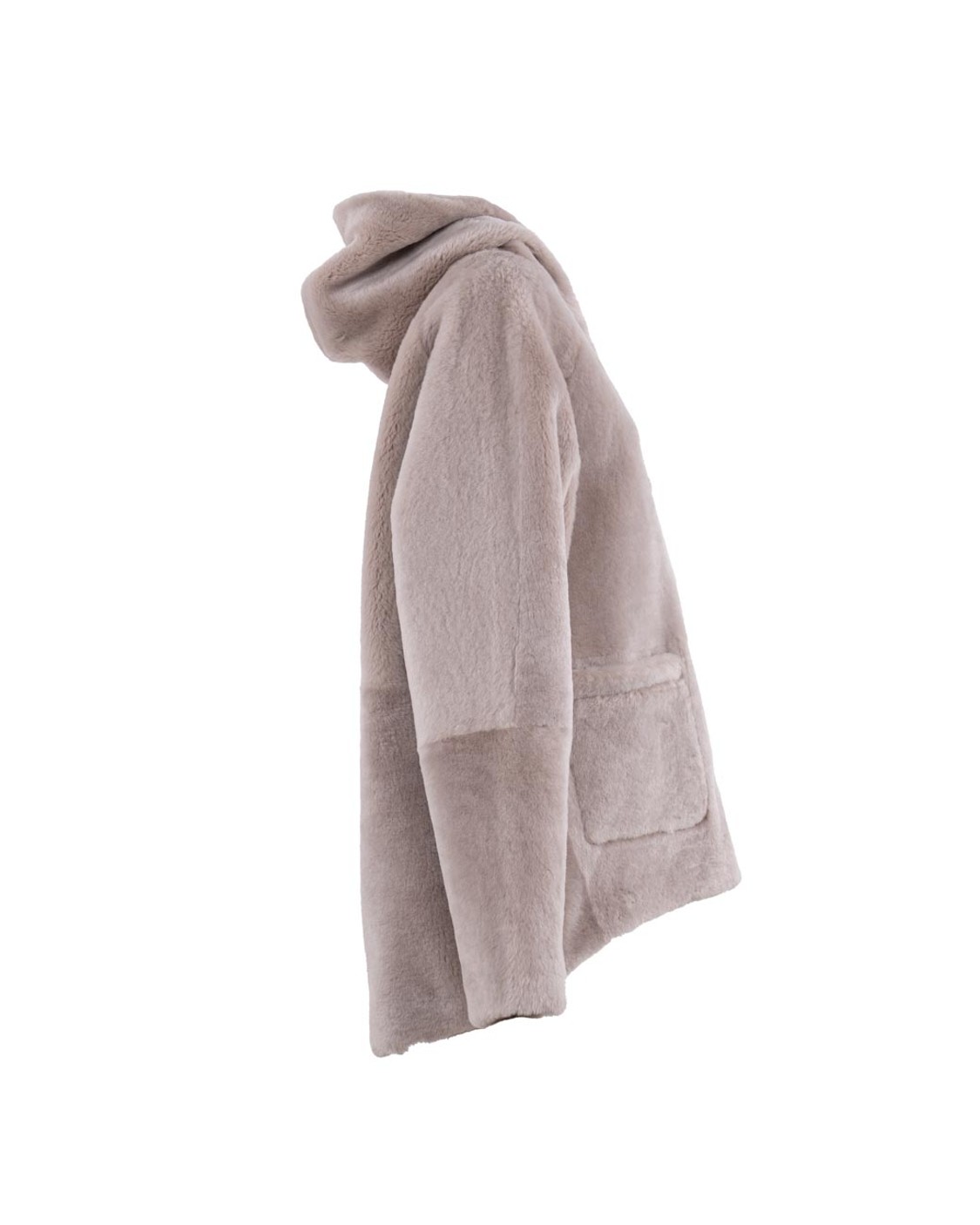shop SIMONETTA RAVIZZA  Giaccone: Simonetta Ravizza bomber reversibile realizzato in shearling merino con cappuccio e chiusura zip.
Interno in pelle.
Composizione: 100% Shearling.
Fabbricato in Italia.. BIBI-088 number 8548236